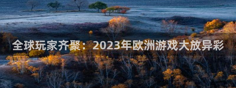 天美娱乐开户测速：全球玩家齐聚：2023年欧洲游戏大放异彩